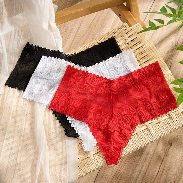 Lace Mid-Rise Thong (PX708) — mid-rise fit and coverage