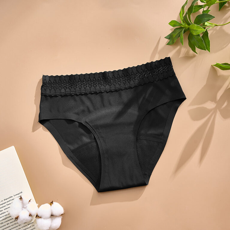 Seamless 4-Layer Leakproof Period Panty (AA083) — four-layer absorbent core and reusable period underwear coverage