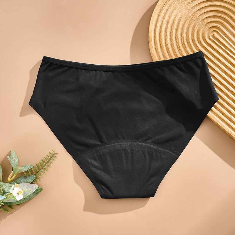 Seamless 4-Layer Leakproof Period Panty (AA084) — back view of the reusable period underwear silhouette