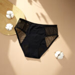 Leakproof Reusable Mesh Period Panty (AA087) — reusable period panty coverage and gusset placement