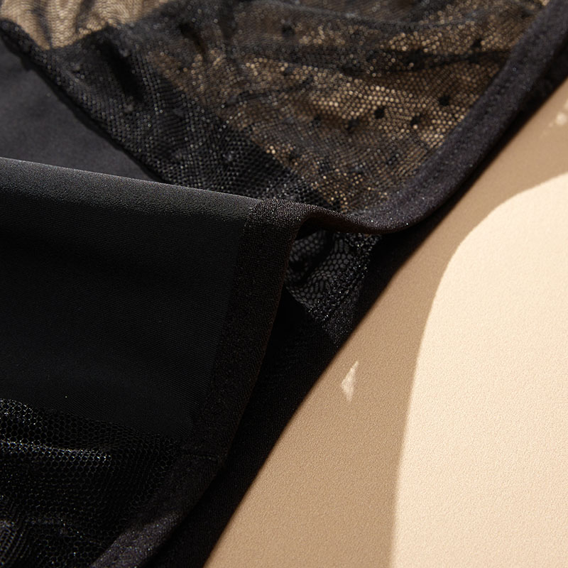 Leakproof Reusable Mesh Period Panty (AA087) — close-up of the multi-layer absorbent core construction