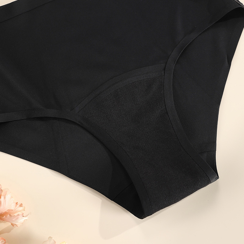 Seamless High-Waist functional Period Panty (A1131) — side-panel fit and barrier edge finishing detail