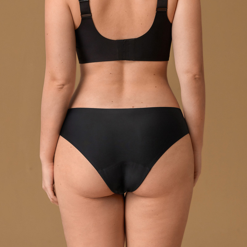 functional Reusable Period Swimwear (9403) — side profile showing barrier edge coverage and stretch fit