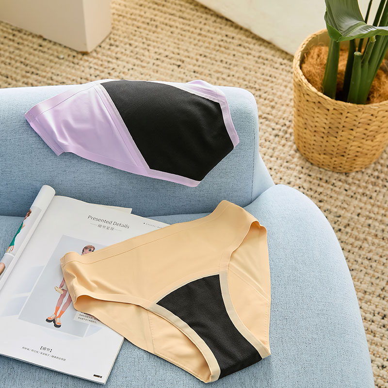 Seamless No-Show Period Panty (AA095) — side-panel fit and barrier edge finishing detail