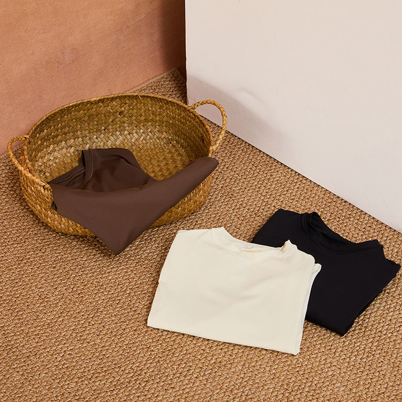 Tummy-Control Long-Sleeve Soft Contour Bodysuit (CA022) — snap closure and gusset construction detail