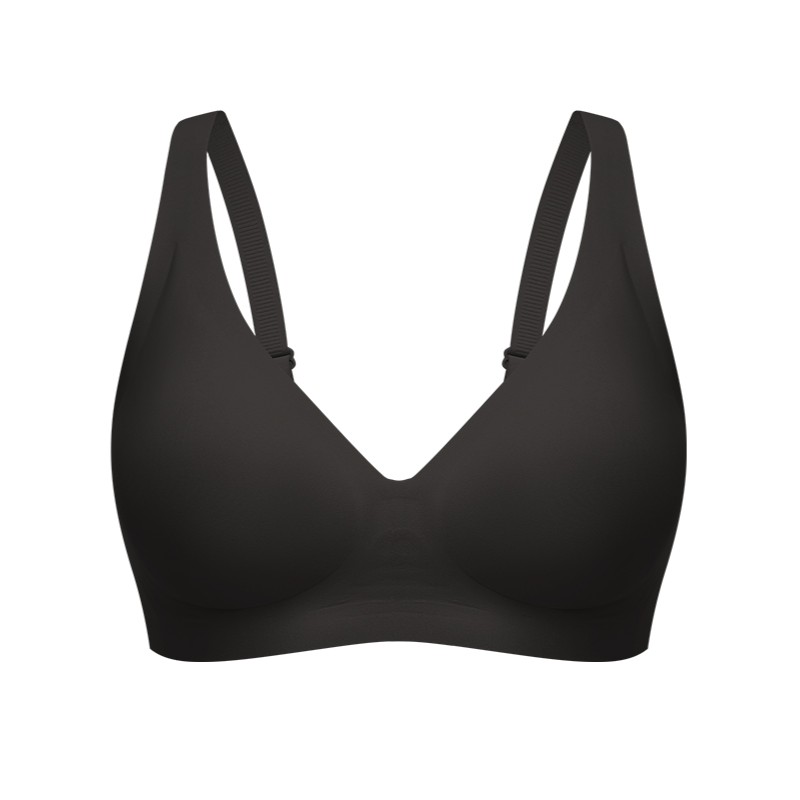 Seamless Wireless Jelly Bra (BA823) — close-up of cup edge, seam and soft-support construction