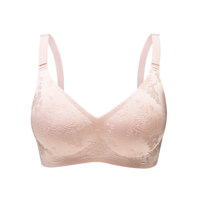 Seamless Wireless Jelly Bra (BA1296) — alternate colourway showing fabric, cup and trim coordination