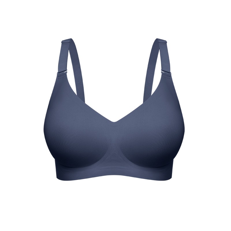 Seamless Wireless Jelly Bra (BA825) — back closure and strap adjustment detail for OEM bra production