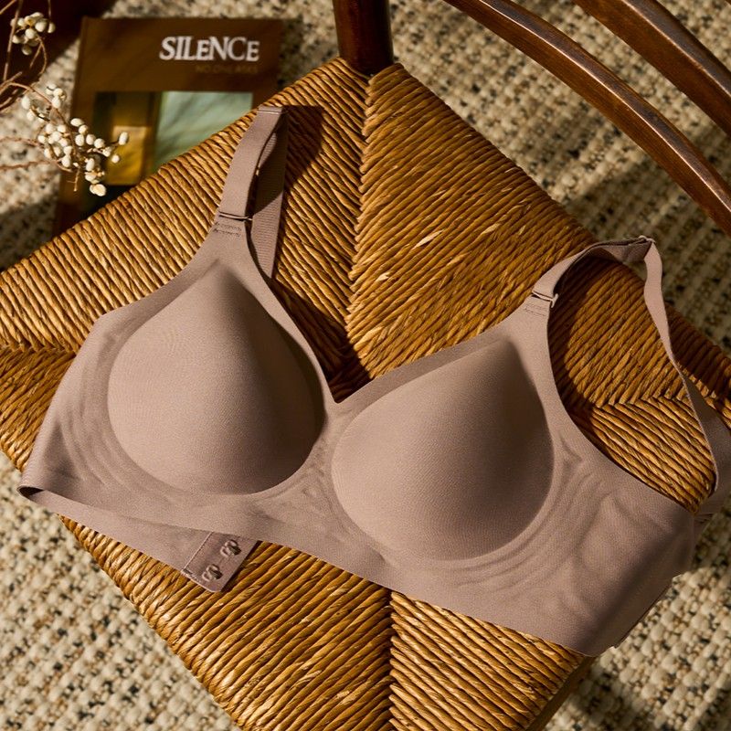Seamless Wireless Jelly Bra (BA825) — flat-lay view showing colour options for custom bra production