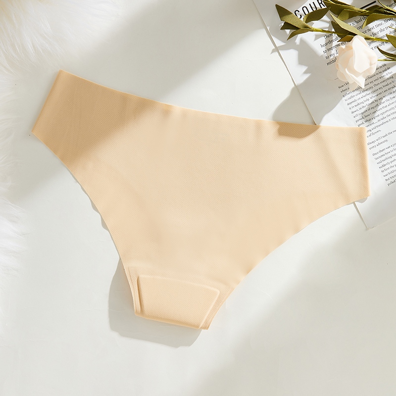 Seamless Camel-Toe-Proof Low-Rise Panty (PS1226) — flat-lay view showing colour options for wholesale panty production