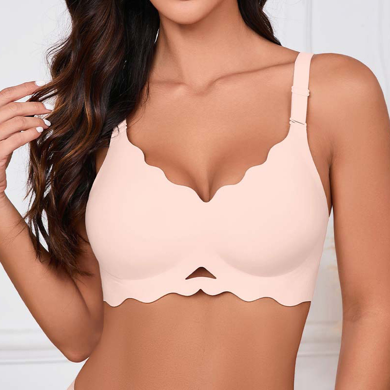 Seamless Jelly Bra (BA1142) — close-up of cup edge, seam and soft-support construction
