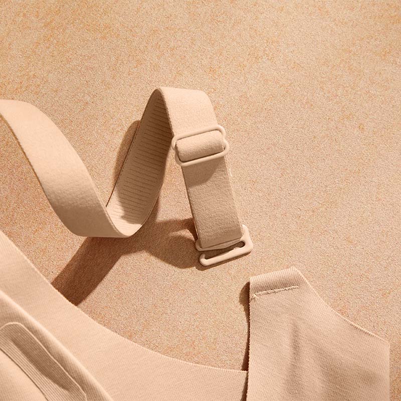 Seamless Wireless Cotton Bra (BH1838) — alternate colourway showing fabric, cup and trim coordination
