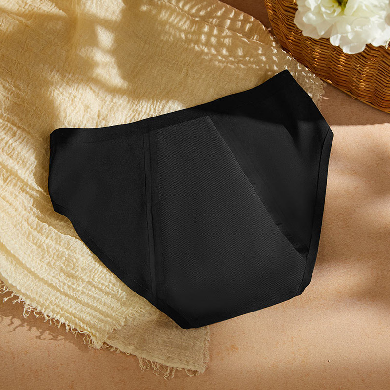 Seamless Modal Period Panty (AH164) — gusset and -core layout for period panty OEM production