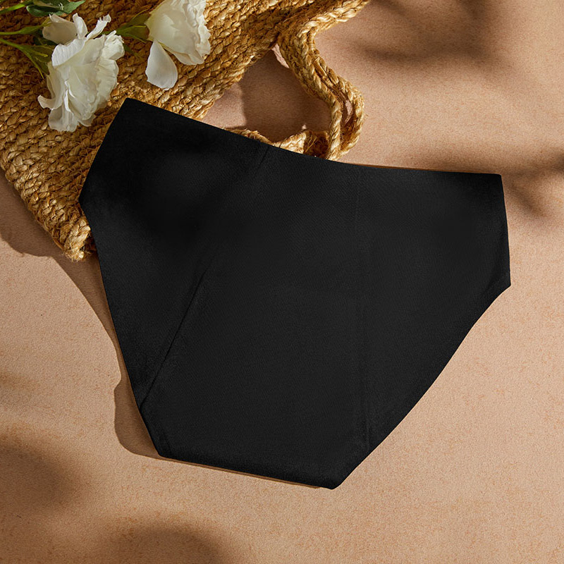 Seamless Modal Period Panty (AH164) — close-up of the multi-layer core construction