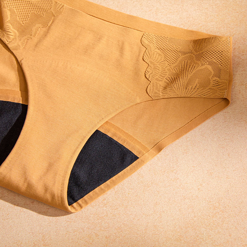 Absorbent Lace Modal Period Panty (AH160) — back view of the reusable period underwear silhouette