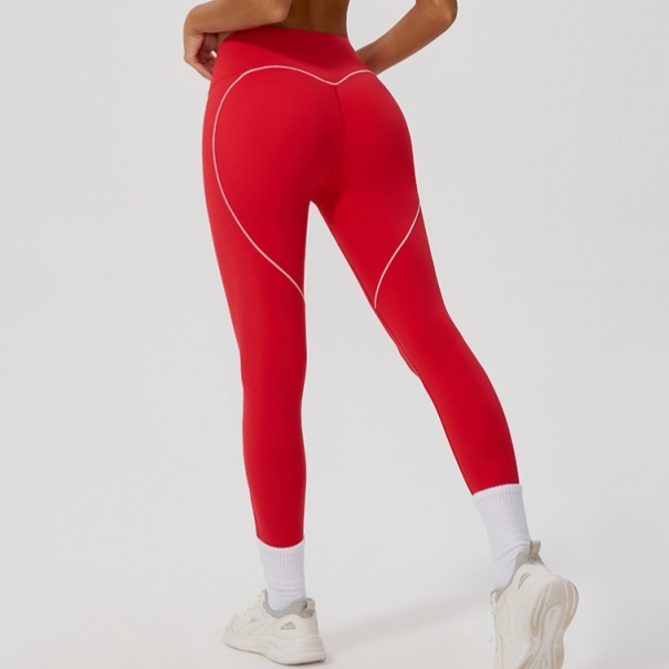 High-Waist Activewear Leggings (Z429): front fit showing silhouette, waistband and activewear coverage