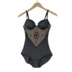 Tummy-Control Seamless Waist Trainer (2109-31): front fit showing silhouette, control panels and waistband