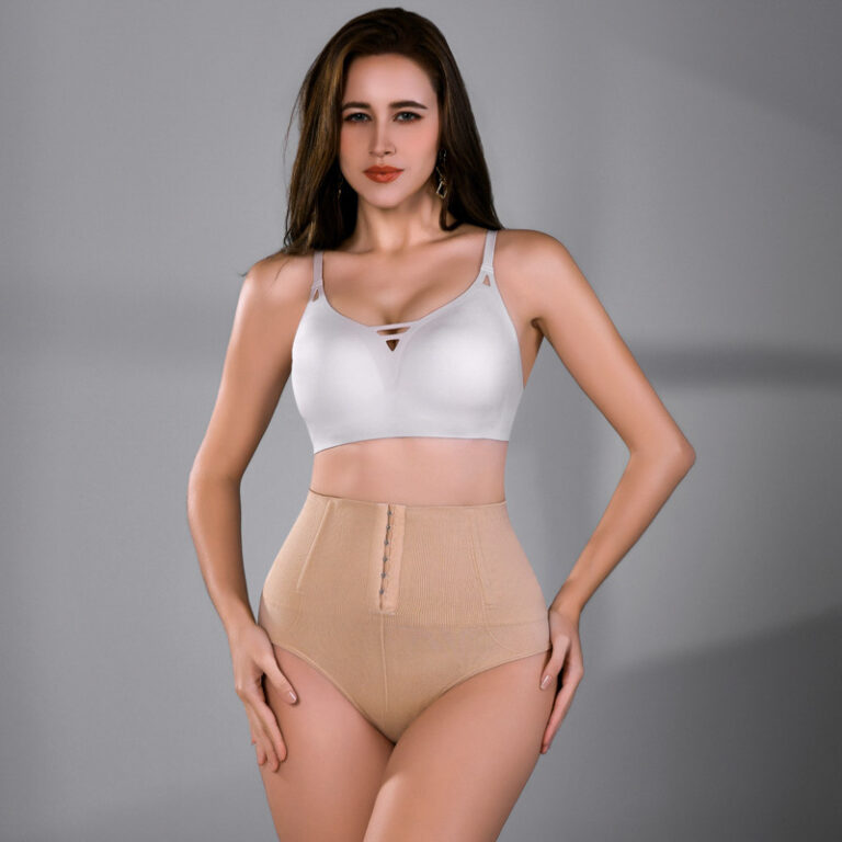 High-Waist Tummy-Control Waist Trainer (3081): front fit showing silhouette, control panels and waistband
