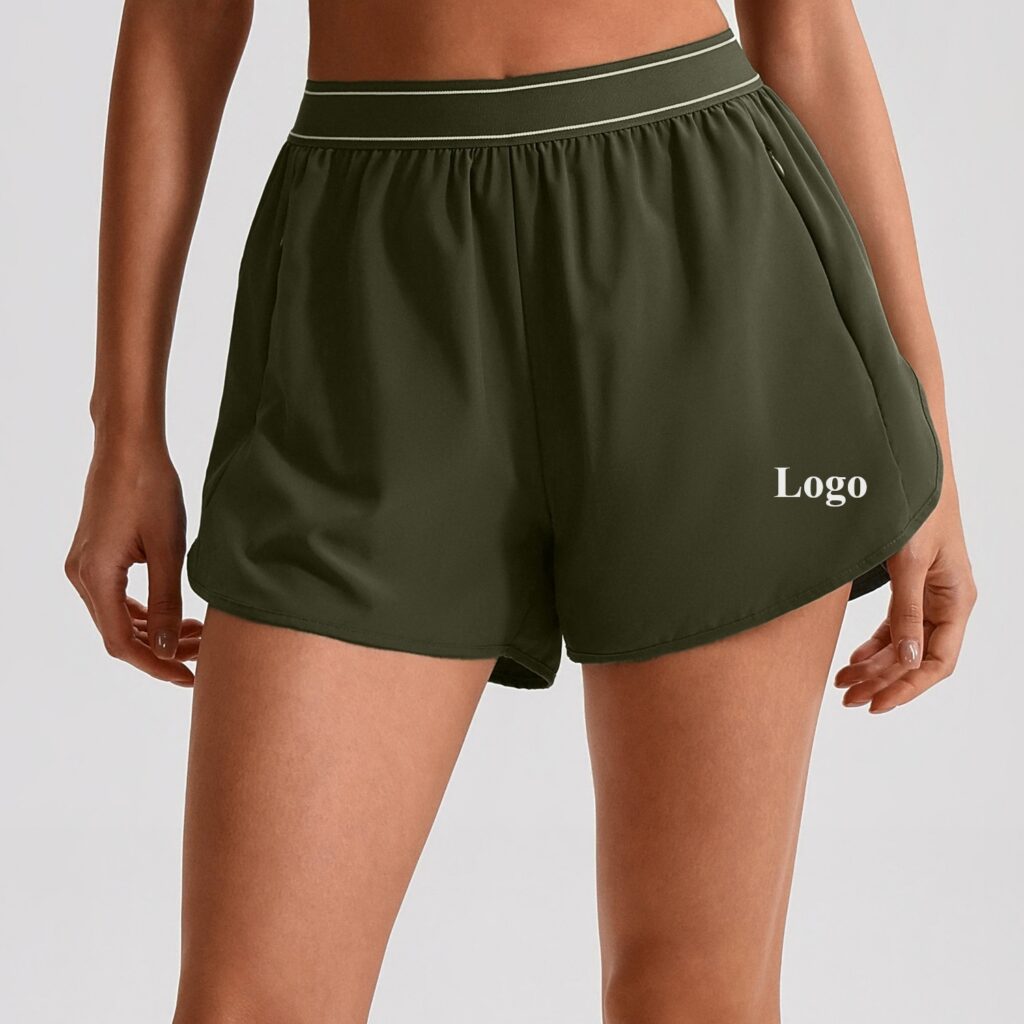 High-Waist Activewear Pants: front fit showing silhouette, waistband and activewear coverage
