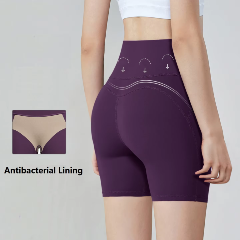 High-Waist Activewear Pants: front fit showing silhouette, waistband and activewear coverage