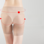 Tummy-Control Seamless Shaping Shorts (4137): front fit showing silhouette, control panels and waistband