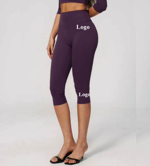 High-Waist Tummy-Control Activewear Leggings: front fit showing silhouette, waistband and activewear coverage
