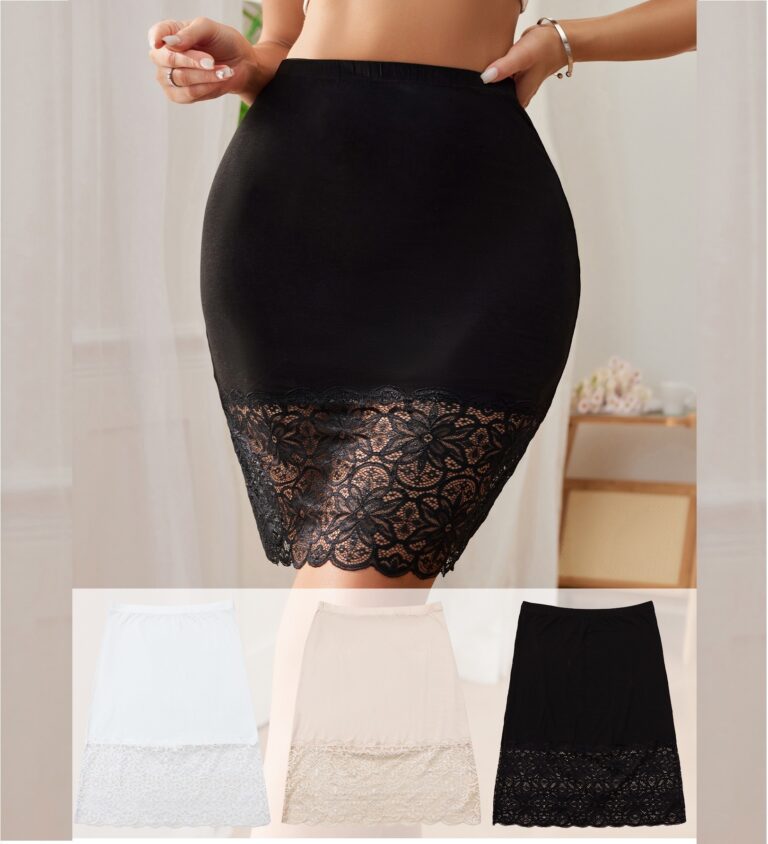 High-Waist Shaping Skirt (J40): front fit showing silhouette, control panels and waistband