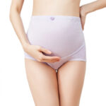 High-Waist Adjustable Maternity Brief (822): front fit showing the high-waist over-bump maternity brief