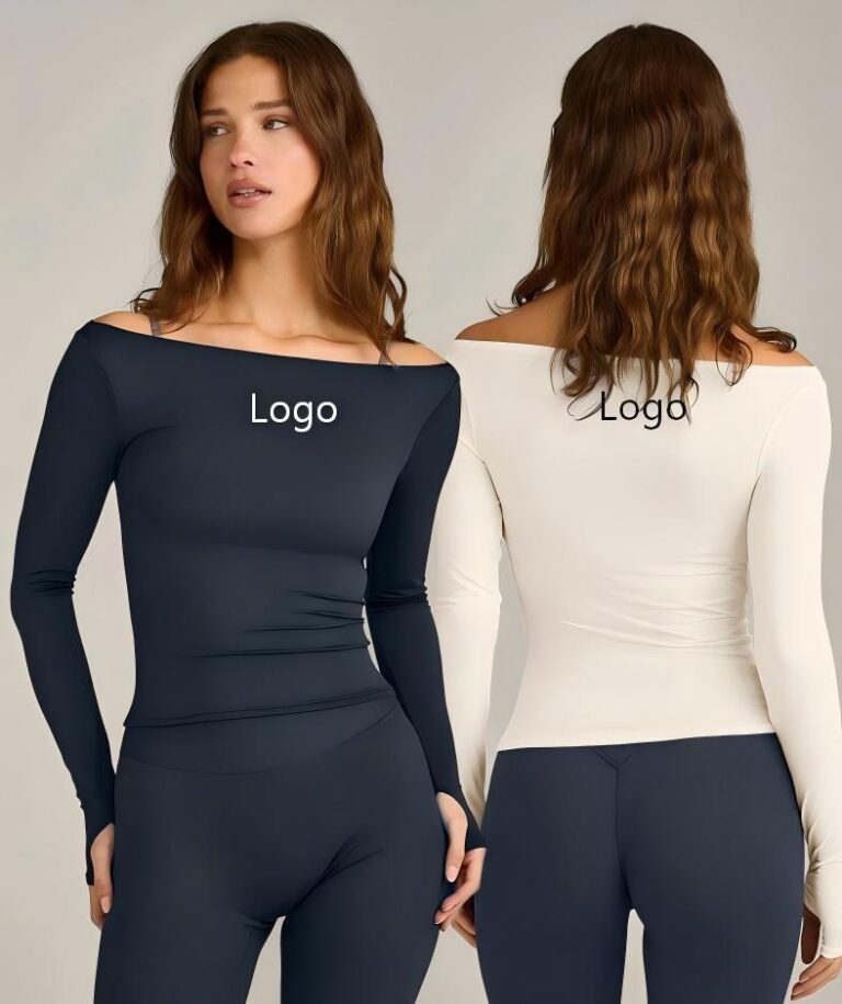 Quick-Dry Plus-Size Activewear Top (ALI-1601945576666): front fit showing silhouette, waistband and activewear coverage