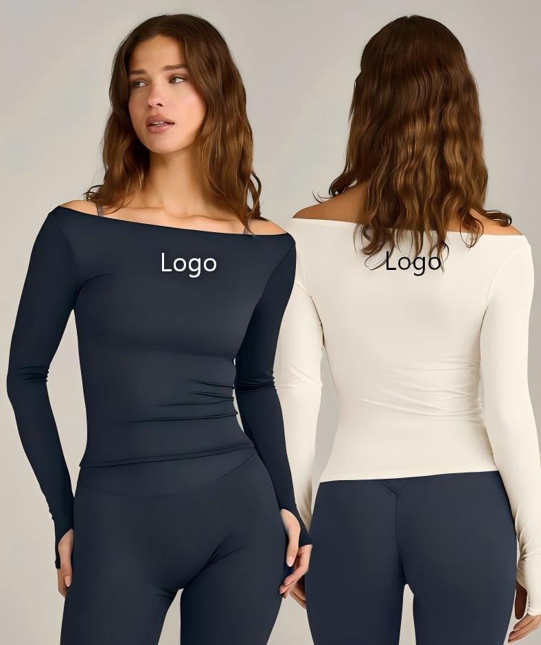 Plus-Size Activewear Top: front fit showing silhouette, waistband and activewear coverage
