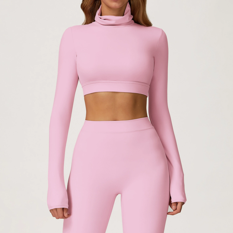 Plus-Size Sports Bra (4507): front fit showing silhouette, waistband and activewear coverage