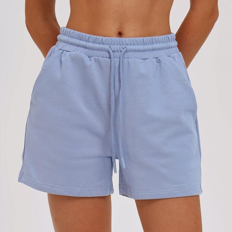 Pockets Activewear Shorts: front fit showing silhouette, waistband and activewear coverage