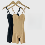 Zipper-Front Detachable-Strap Waist Trainer (3111): front fit showing silhouette, control panels and waistband