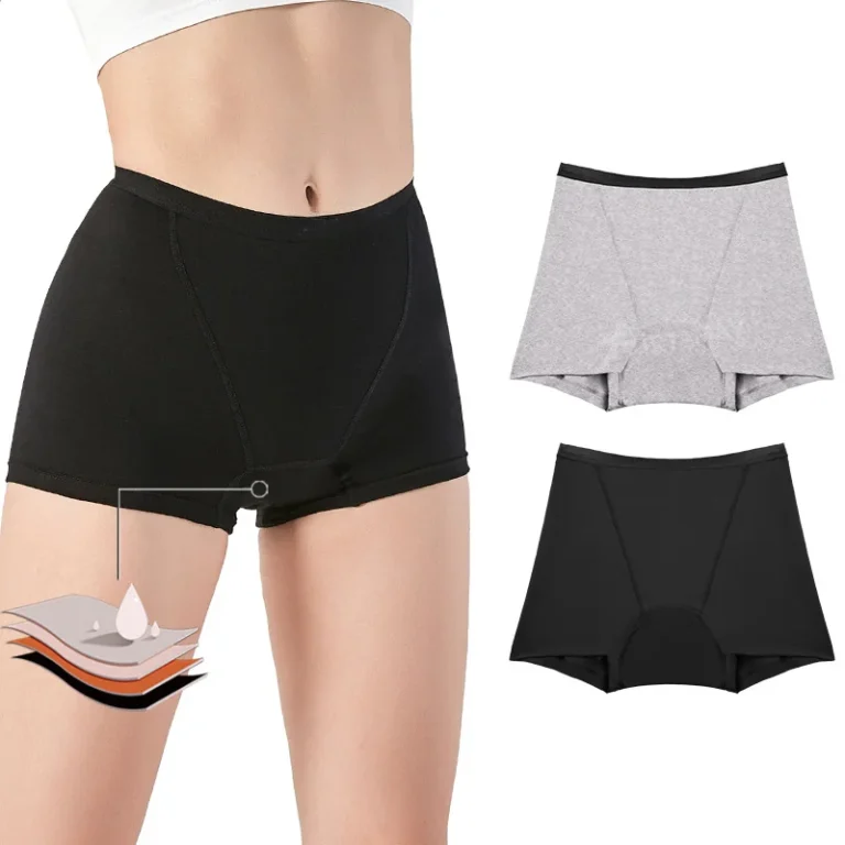 120ML high-waist cotton period boyshort LJ-Jan-9091 reference photo