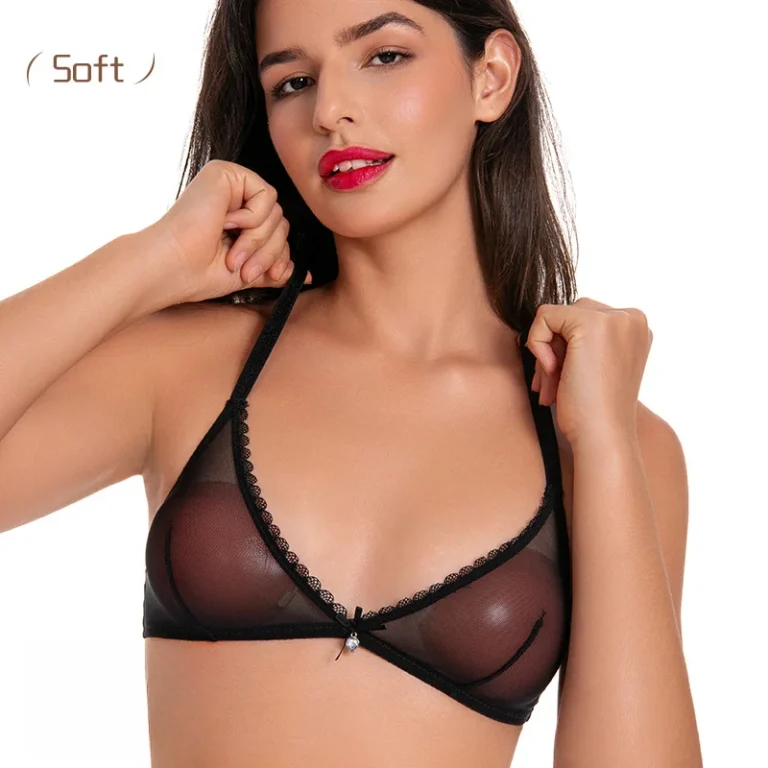Seamless Lace Triangle Bralette (870) — soft-support bralette silhouette