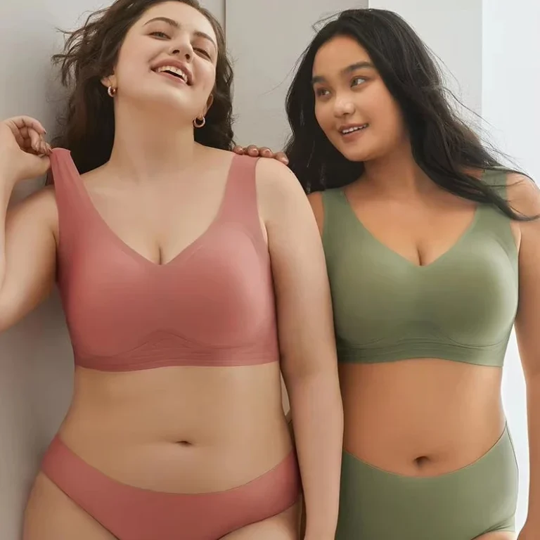Jelly-support plus-size full-cup bra KL080 reference photo