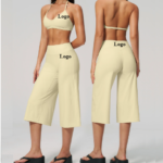 High-Waist Activewear Set: front fit showing silhouette, waistband and activewear coverage