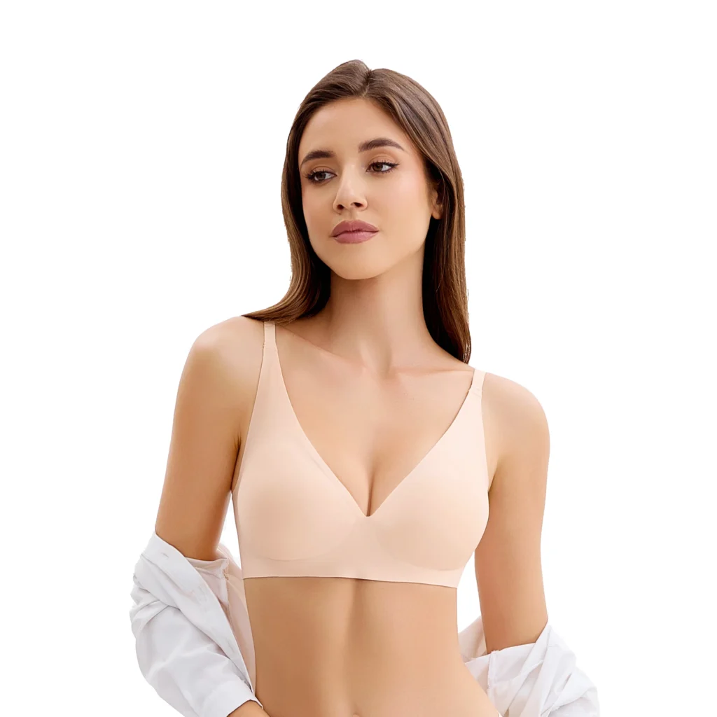 Three-quarter seamless plus-size bra 972 reference photo