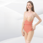 Built-in Bra Waist Trainer (2111-2): front fit showing silhouette, control panels and waistband
