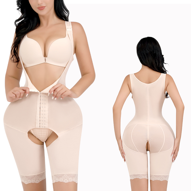 Tummy-Control Waist Trainer (31801): front fit showing silhouette, control panels and waistband