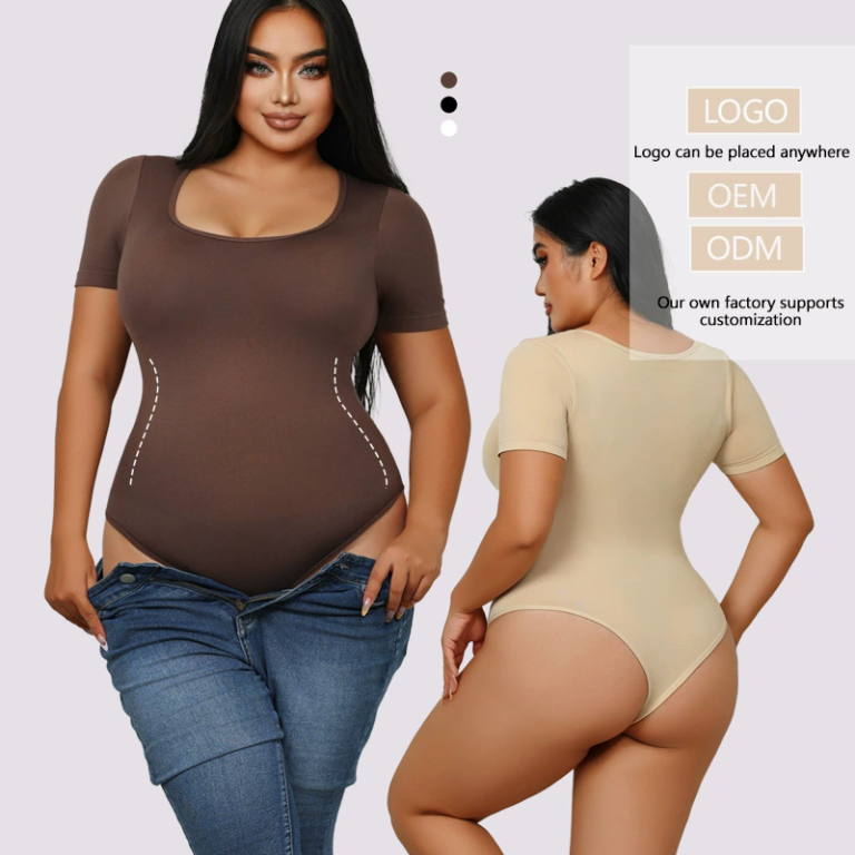 Seamless Tummy-Control Thong (Z333213): front fit showing silhouette, control panels and waistband
