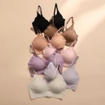 Wireless seamless bra and thong set B216 reference photo